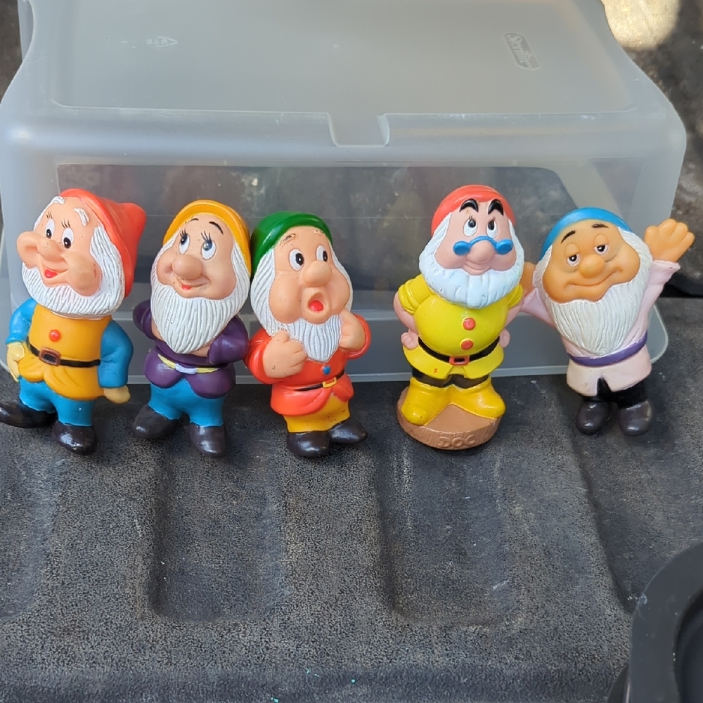 Colorful Snow White Dwarves Figurine Set for Kids